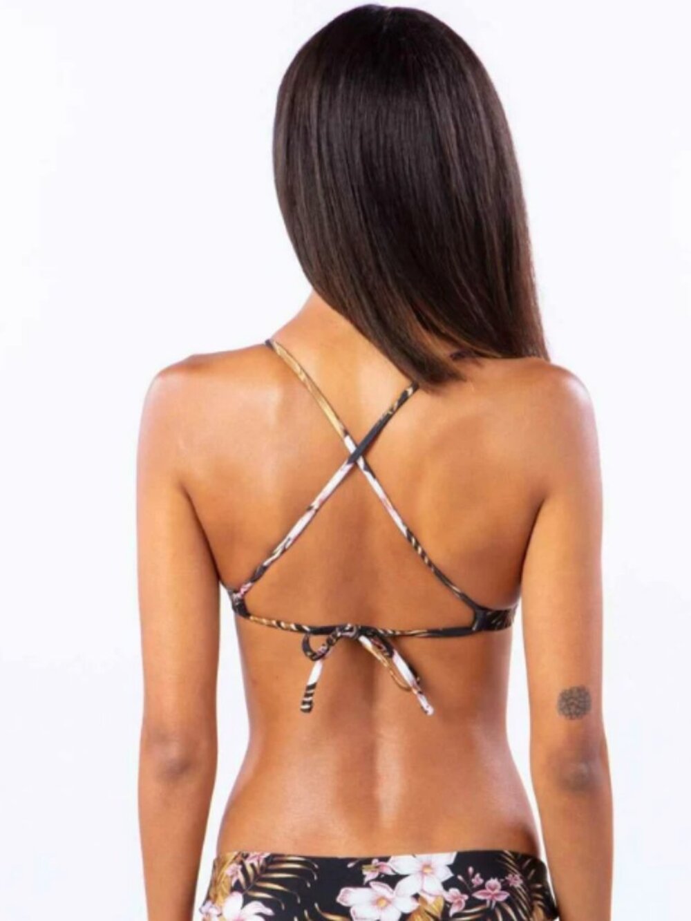 Rip Curl Playabella Crossback Bikini (Top Only) Black - Picture 2 of 3